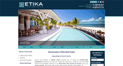 Desktop Screenshot of etikarealestate.com